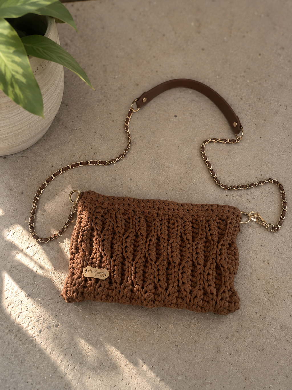 Terra Handmade Crochet Crossbody Bag