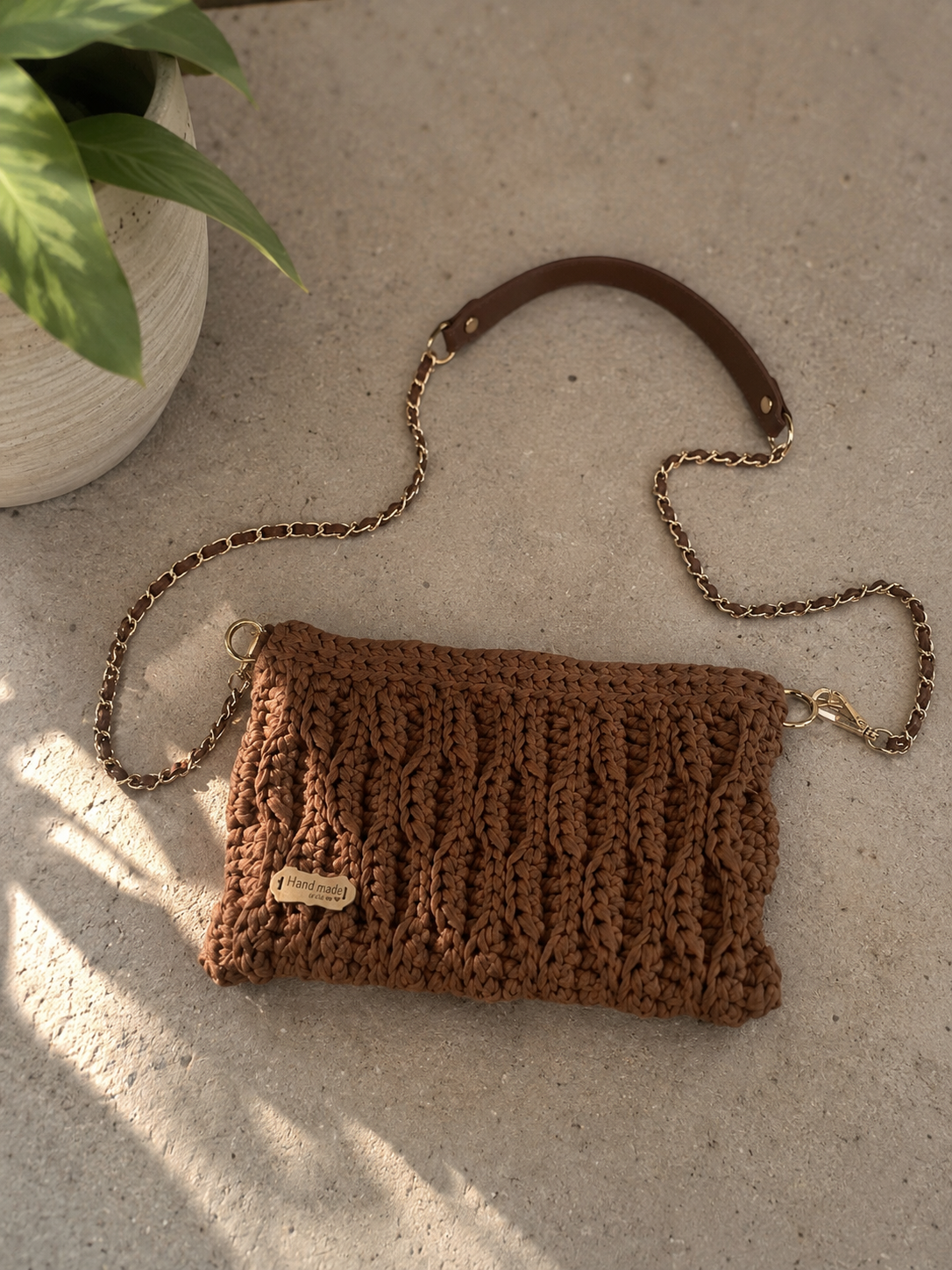 Terra Handmade Crochet Crossbody Bag