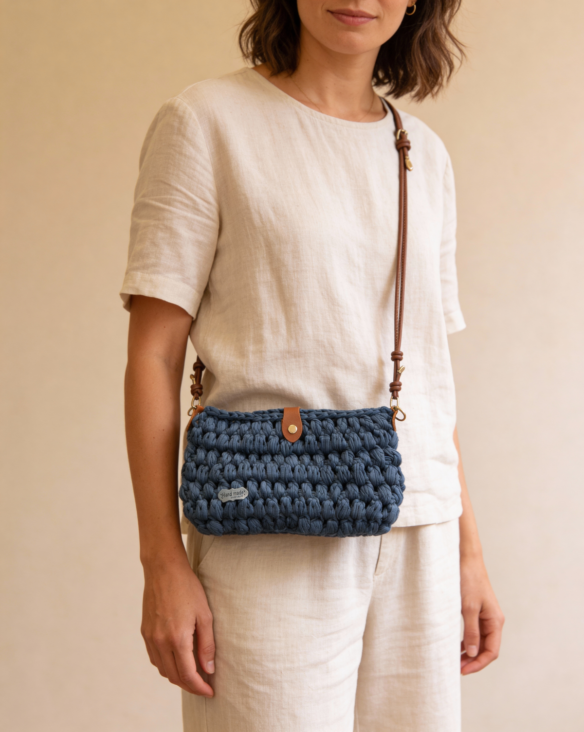 Parsa Handmade Crochet Crossbody Bag