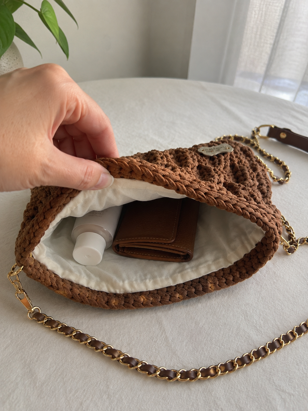 Terra Handmade Crochet Crossbody Bag