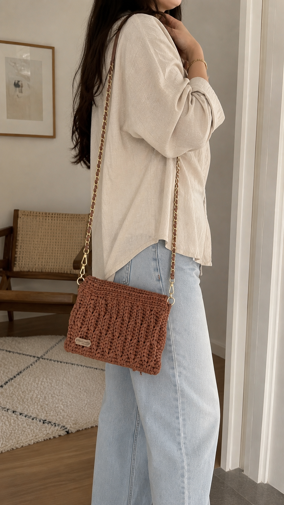 Terra Handmade Crochet Crossbody Bag